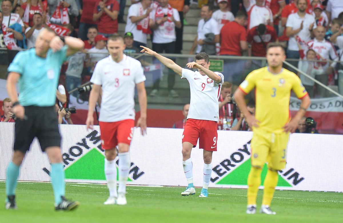 Imagini din Polonia - România, din iunie 2017