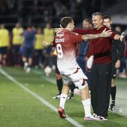 Filip Stolkovic și Daniel Pancu, în Rapid - Genoa / Foto: Cristi Preda GSP