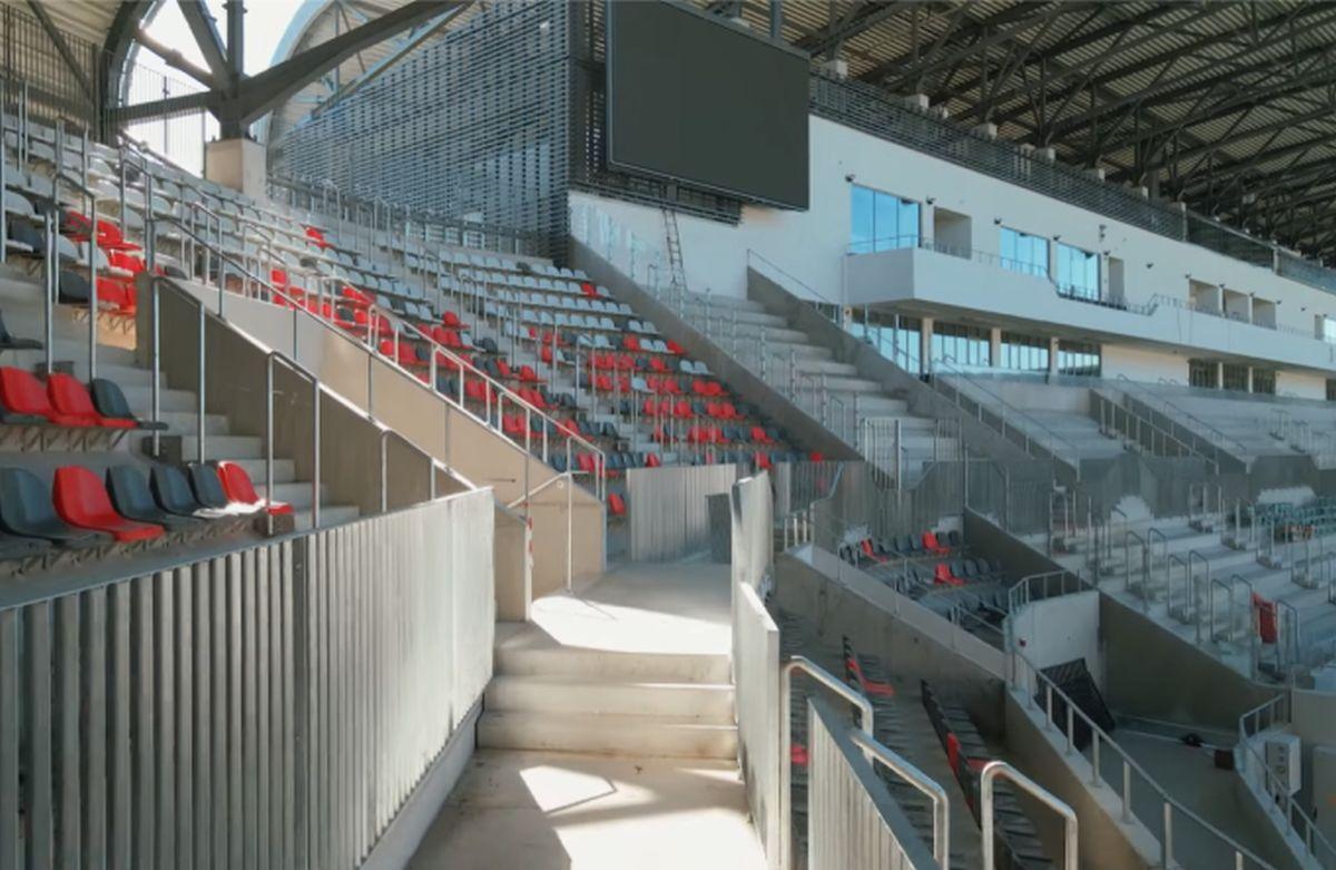 Imagini noi cu stadionul din Sibiu