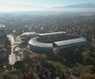 Imagini noi cu stadionul „Municipal” din Sibiu // foto: captură YouTube @ CON-A