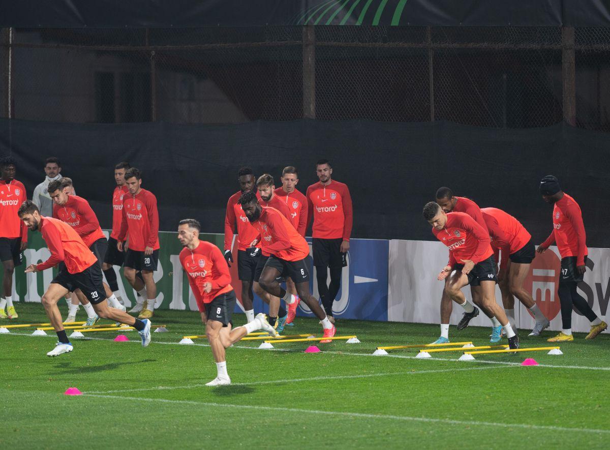 FOTO Antrenament CFR Cluj înaintea meciului decisiv pentru primăvara europeană