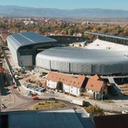 Imagini noi cu stadionul „Municipal” din Sibiu // foto: captură YouTube @ CON-A
