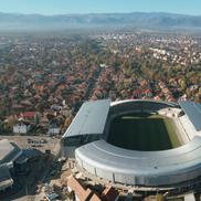 Imagini noi cu stadionul „Municipal” din Sibiu // foto: captură YouTube @ CON-A