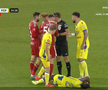 Eliminarea lui Kallaku din Sepsi - Petrolul, foto: captură Prima Sport