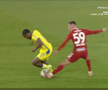 Eliminarea lui Kallaku din Sepsi - Petrolul, foto: captură Prima Sport