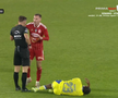 Eliminarea lui Kallaku din Sepsi - Petrolul, foto: captură Prima Sport