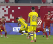 Eliminarea lui Kallaku din Sepsi - Petrolul, foto: captură Prima Sport