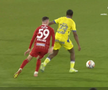 Eliminarea lui Kallaku din Sepsi - Petrolul, foto: captură Prima Sport