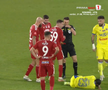 Eliminarea lui Kallaku din Sepsi - Petrolul, foto: captură Prima Sport