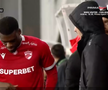 Josue Homawoo, accidentat în Dinamo - UTA Arad, foto: captură Prima Sport