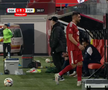 Eliminarea lui Marius Coman din Sepsi - Petrolul, foto: captură Prima Sport