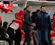 Josue Homawoo, accidentat în Dinamo - UTA Arad, foto: captură Prima Sport