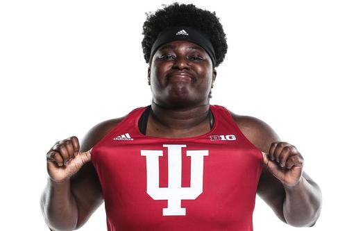 Khayla Dawson, aruncătoare cu greutatea/Foto: X (Indiana Cross Country)
