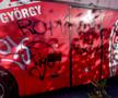 Autocarul celor de la Sepsi, vandalizat de Boys Craiova