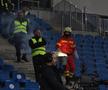 Nu s-a văzut la TV: scandal în peluza Rapidului la Craiova, jandarmii n-au mai stat pe gânduri