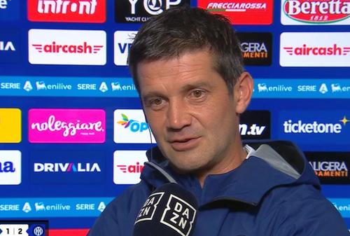 Cristi Chivu, la microfonul DAZN, după victoria lui Inter