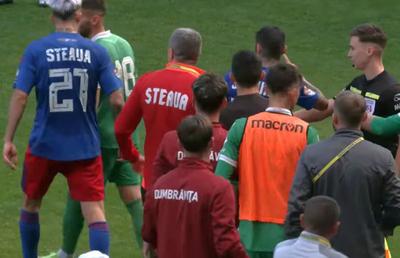 Daniel Oprița, de necontrolat » Scandal-monstru la Steaua - Dumbrăvița: scene reprobabile