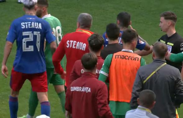 Daniel Oprița, de necontrolat » Scandal-monstru la Steaua - Dumbrăvița: scene reprobabile