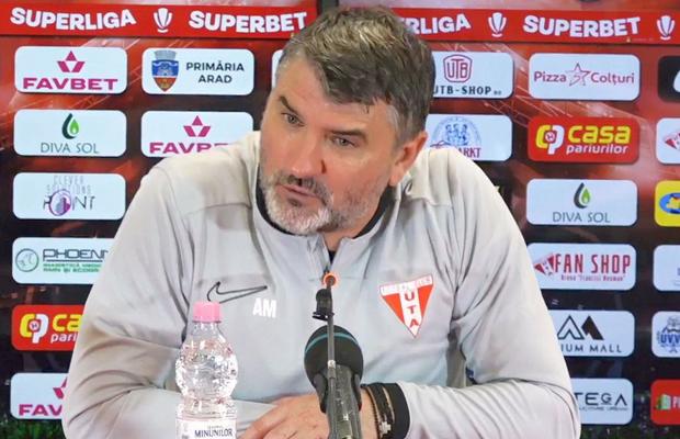 Adrian Mihalcea și-a criticat jucătorii: „Timorare, greșeli individuale”