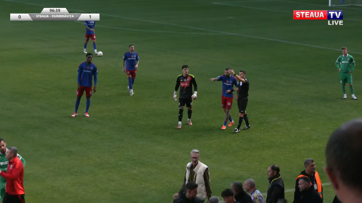 Daniel Oprița, de necontrolat » Scandal-monstru la Steaua - Dumbrăvița: scene reprobabile