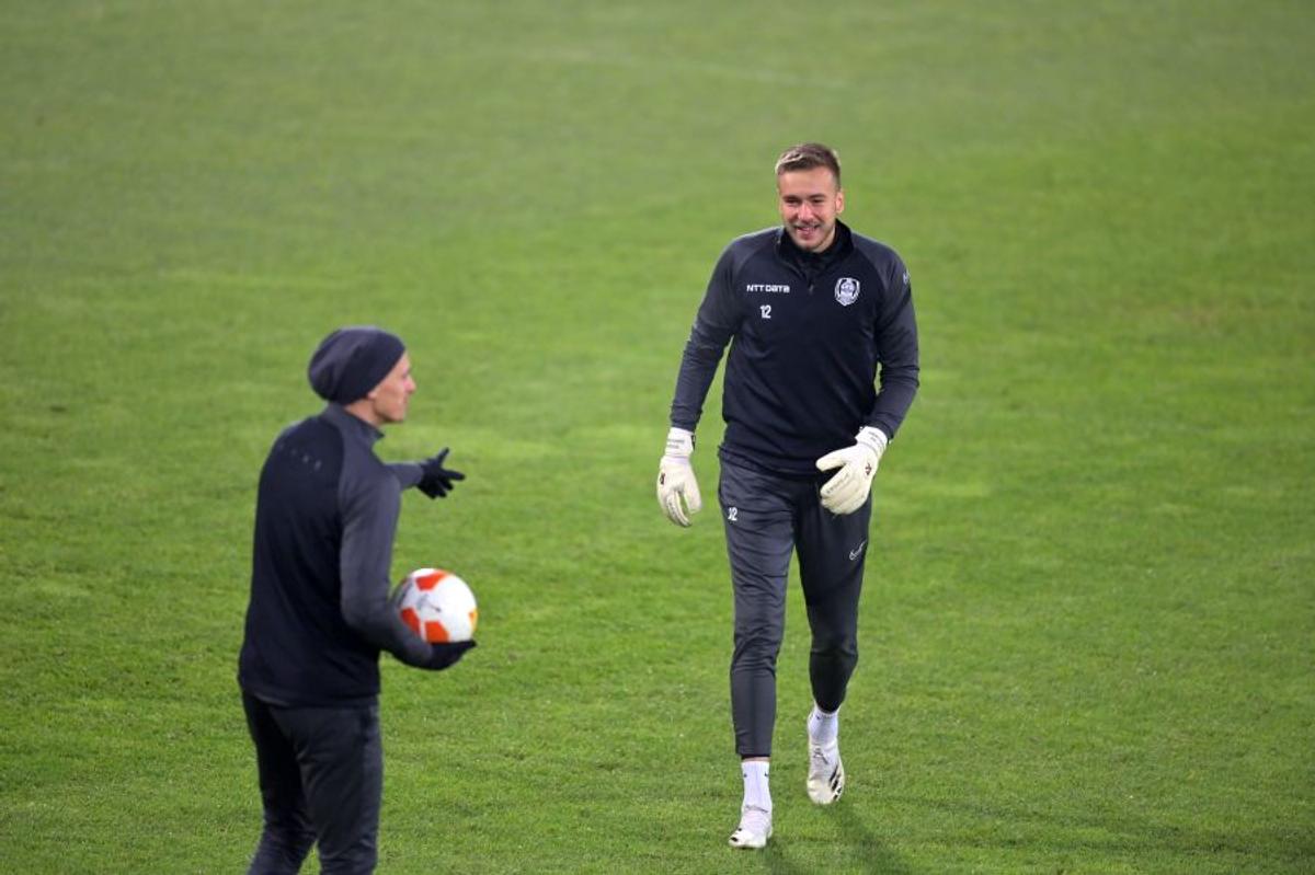CFR Cluj - CSKA Sofia: antrenamentul oficial al clujenilor, înaintea meciului din grupele Europa League