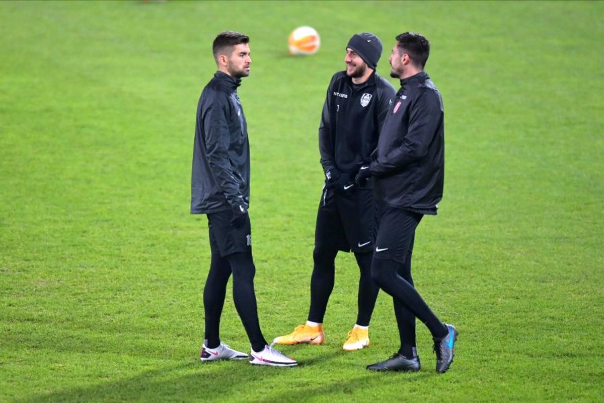 CFR Cluj - CSKA Sofia: antrenamentul oficial al clujenilor, înaintea meciului din grupele Europa League