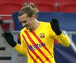 Griezmann a înscris cu călcâiul contra lui Ferencvaros / Captură Telekom Sport