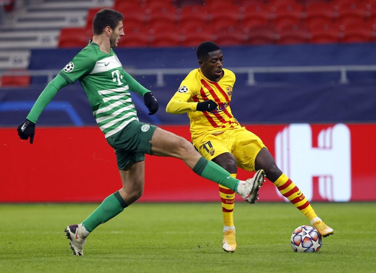 Ferencvaros - Barcelona. VIDEO S-a întors vechiul Griezmann? Francezul a înscris cu călcâiul la Budapesta!
