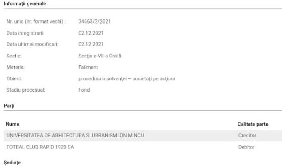 Clubul Rapid, chemat în instanță de Universitatea de Arhitectură și Urbanism „Ion Mincu” » De ce sunt acuzați giuleștenii