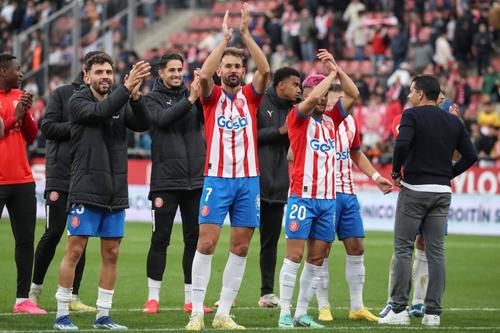 Girona a câștigat acasă cu Valencia, scor 2-1, în etapa #15 din La Liga, și a urcat din nou pe primul loc/ foto: Imago Images