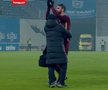 Ambulanța a intrat pe teren la CSU Craiova - CFR Cluj