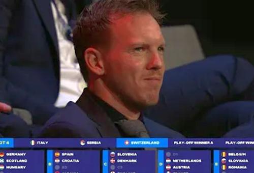 Julian Nagelsmann nu și-a putut ascunde zâmbetul / Captură The Sun