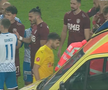 Ambulanța a intrat pe teren la CSU Craiova - CFR Cluj