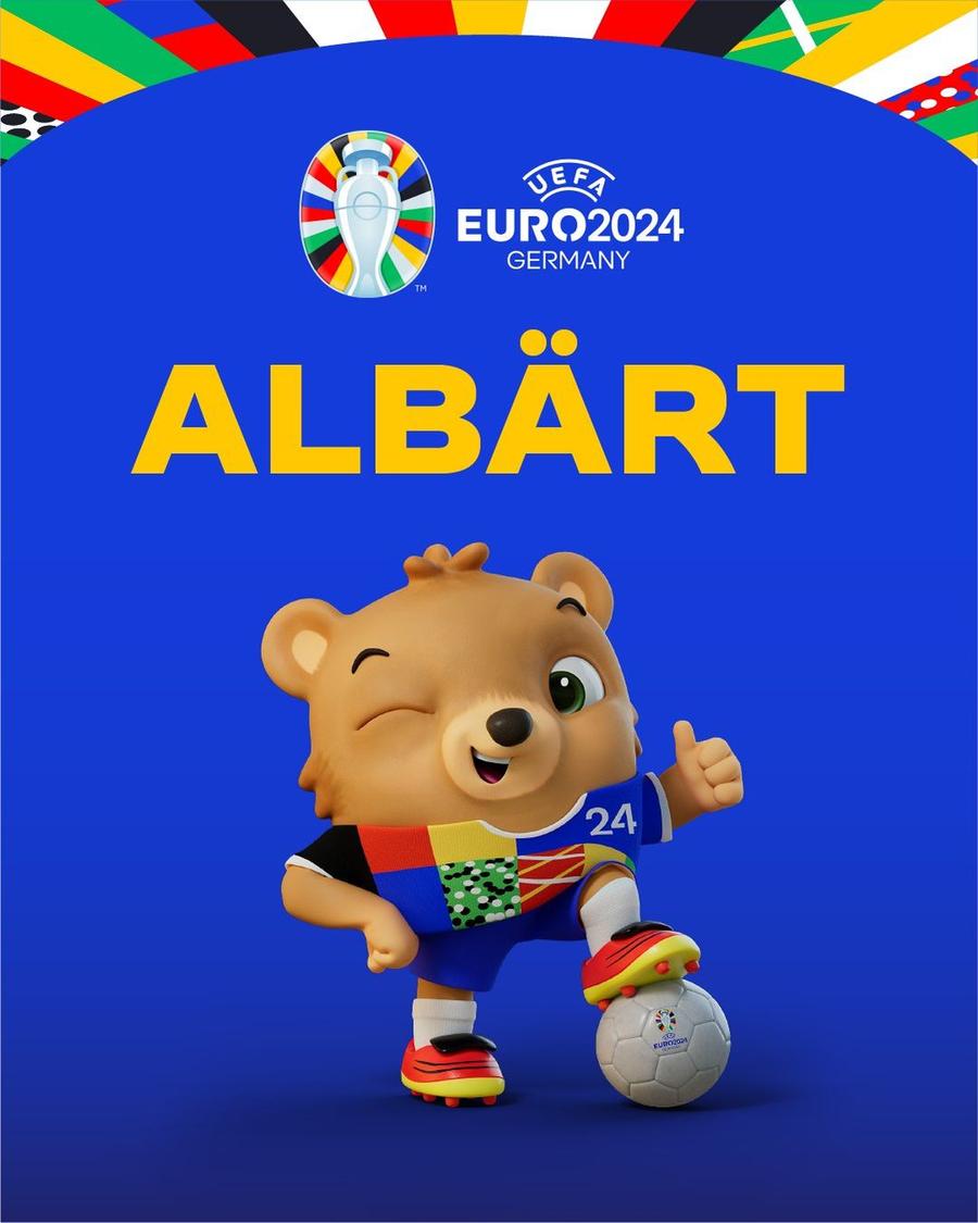 Mascota Euro 2024 ursul Albaert Istoria mascotelor de la Europenele la care a participat România » El e ursulețul Albaert