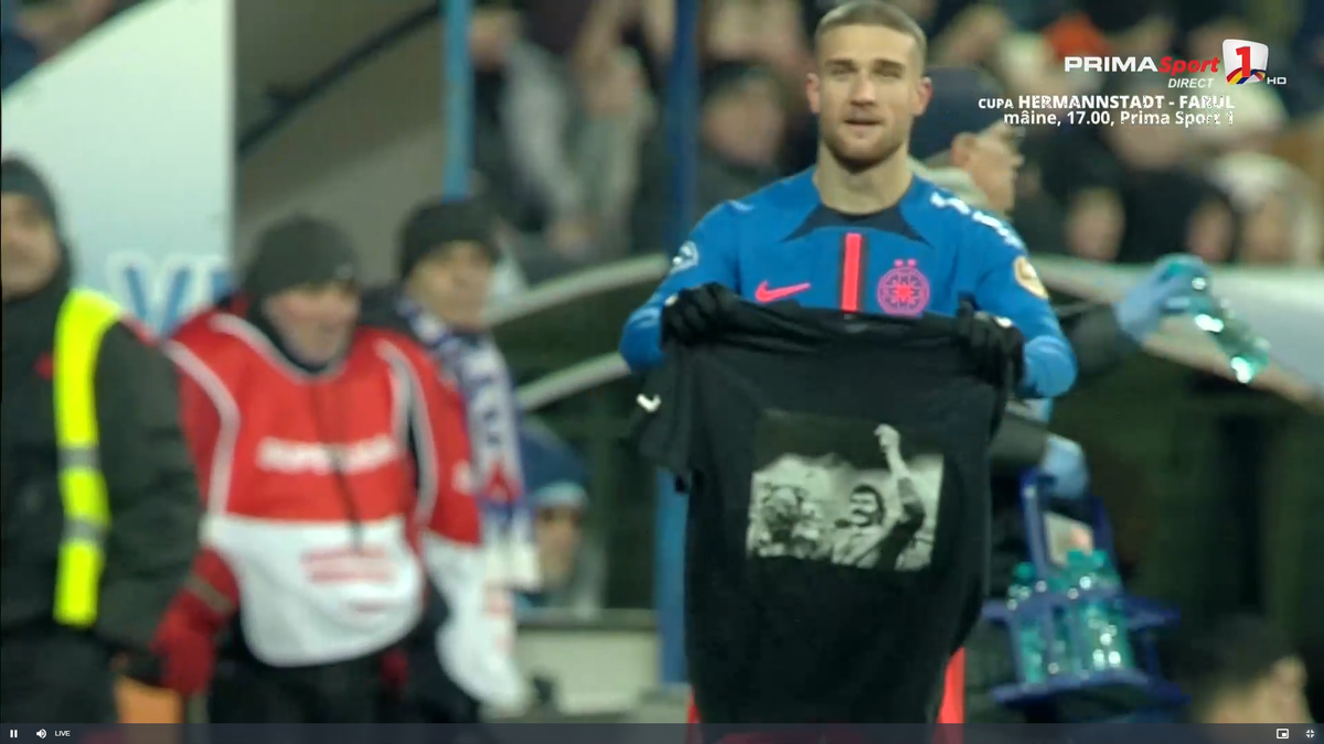 Daniel Bîrligea i-a dedicat golul din Oțelul - FCSB lui Helmuth Duckadam