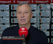 Mircea Rednic a izbucnit în lacrimi la flash-interviu în timp ce vorbea despre Helmuth Duckadam, foto: captură Prima Sport