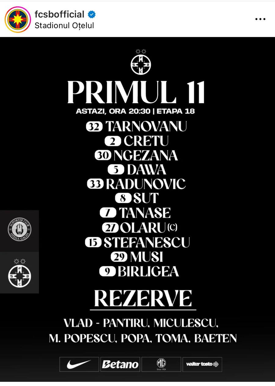 Postarea celor de la FCSB înainte de meciul cu Oțelul Mihai Stoica a scris doar 4 cuvinte după moartea lui Helmut Duckadam și decizia luată de FCSB luni seara