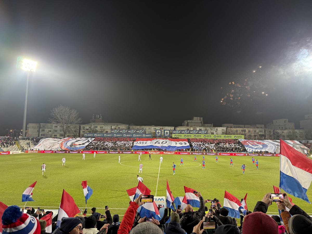 Oțelul - FCSB. imagini înainte de meci