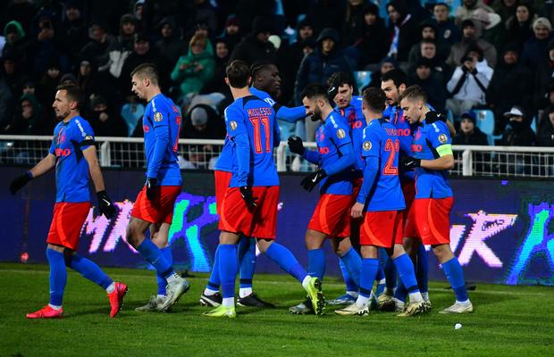 Oțelul Galați - FCSB 1-4 » Bîrligea mai tare ca Oțelul! FCSB se impune categoric la Galați și e la un punct de primul loc