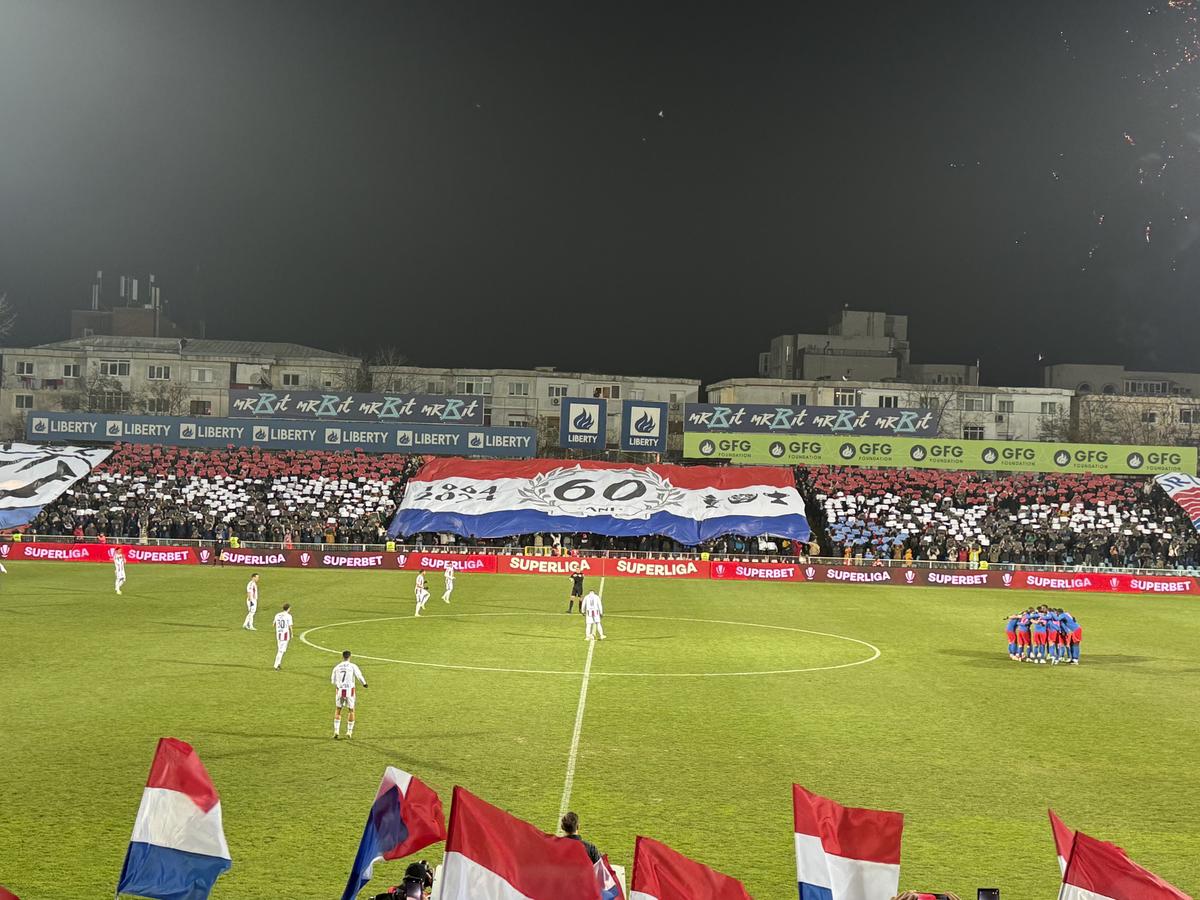 Oțelul - FCSB. imagini înainte de meci