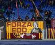 Fanii au afișat pe Olimpico mesaje de susținere pentru fostul romanist Edoardo Bove / Foto: Imago