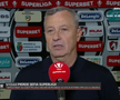 Mircea Rednic a izbucnit în lacrimi la flash-interviu în timp ce vorbea despre Helmuth Duckadam, foto: captură Prima Sport