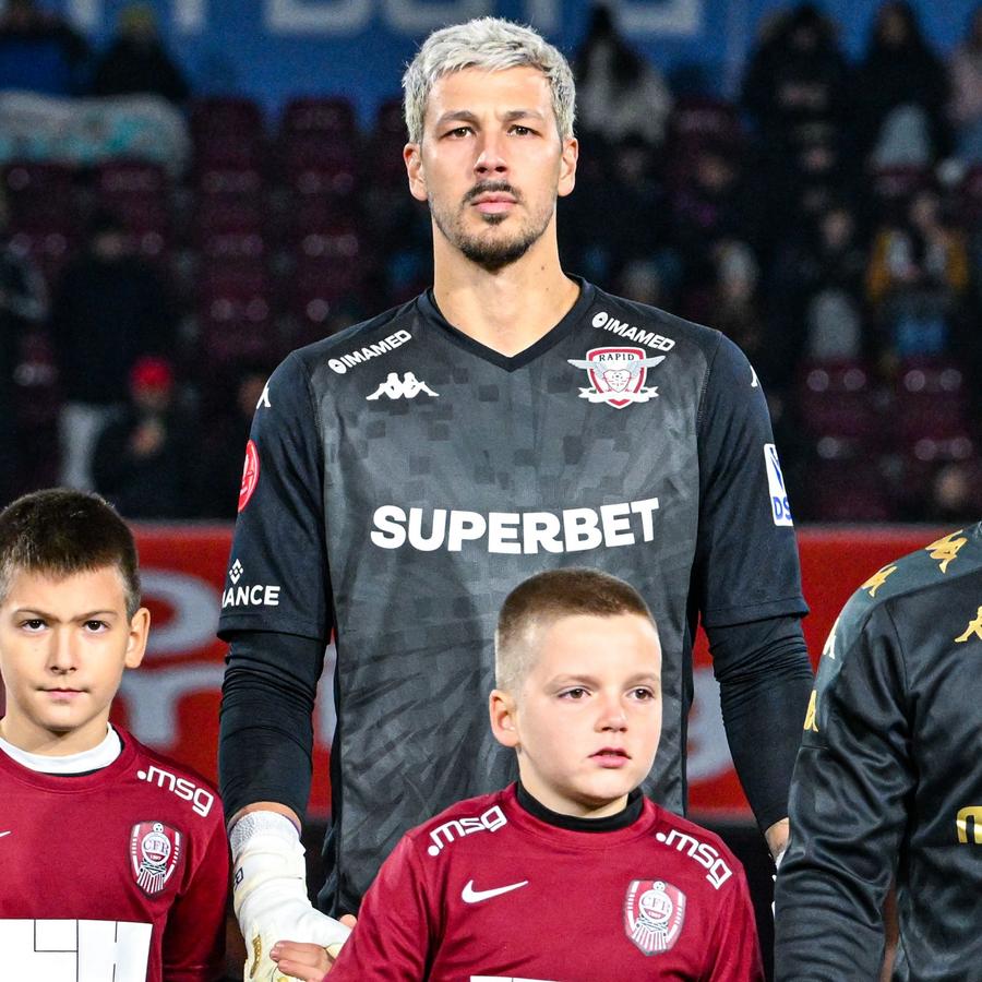 Benjamin Siegrist, foto: Facebook @FC Rapid 1923 Fotbalistul de la Rapid, operat astăzi » Anunțul giuleștenilor despre jucătorii accidentați