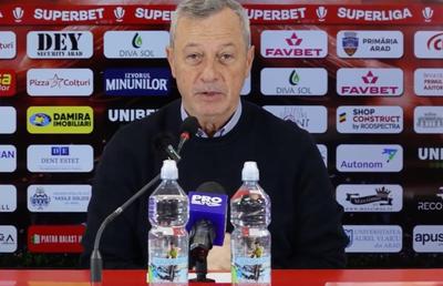 Rednic, imediat după remiza cu Oțelul: „Asta chiar mă îngrijorează”