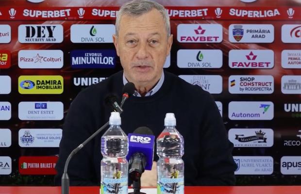 Rednic, imediat după remiza cu Oțelul: „Asta chiar mă îngrijorează”