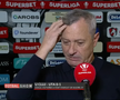 Mircea Rednic a izbucnit în lacrimi la flash-interviu în timp ce vorbea despre Helmuth Duckadam, foto: captură Prima Sport