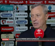 Mircea Rednic a izbucnit în lacrimi la flash-interviu în timp ce vorbea despre Helmuth Duckadam, foto: captură Prima Sport