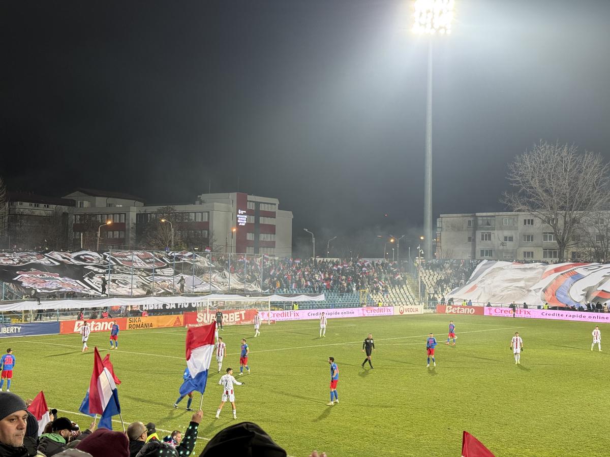 Oțelul - FCSB. imagini înainte de meci