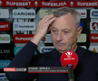 Mircea Rednic a izbucnit în lacrimi la flash-interviu în timp ce vorbea despre Helmuth Duckadam, foto: captură Prima Sport