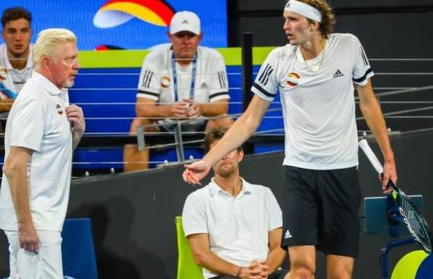 ATP CUP // VIDEO Alexander Zverev, criză de nervi la primul turneu al anului! Și-a distrus complet racheta, chiar sub ochii lui Boris Becker